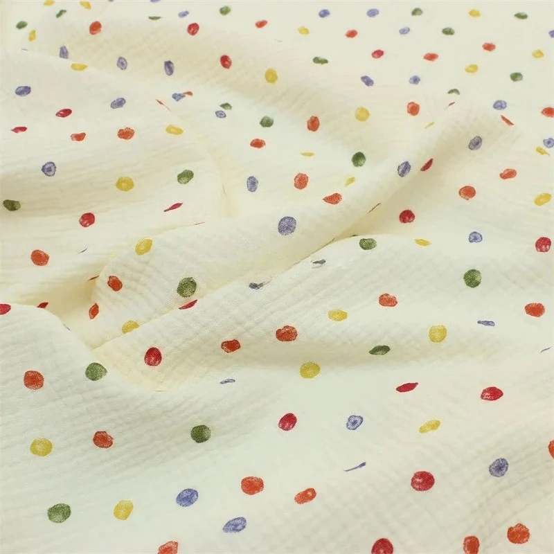 Baby Clothing Fabric - Tessuto in doppia garza versatile 135x50cm,