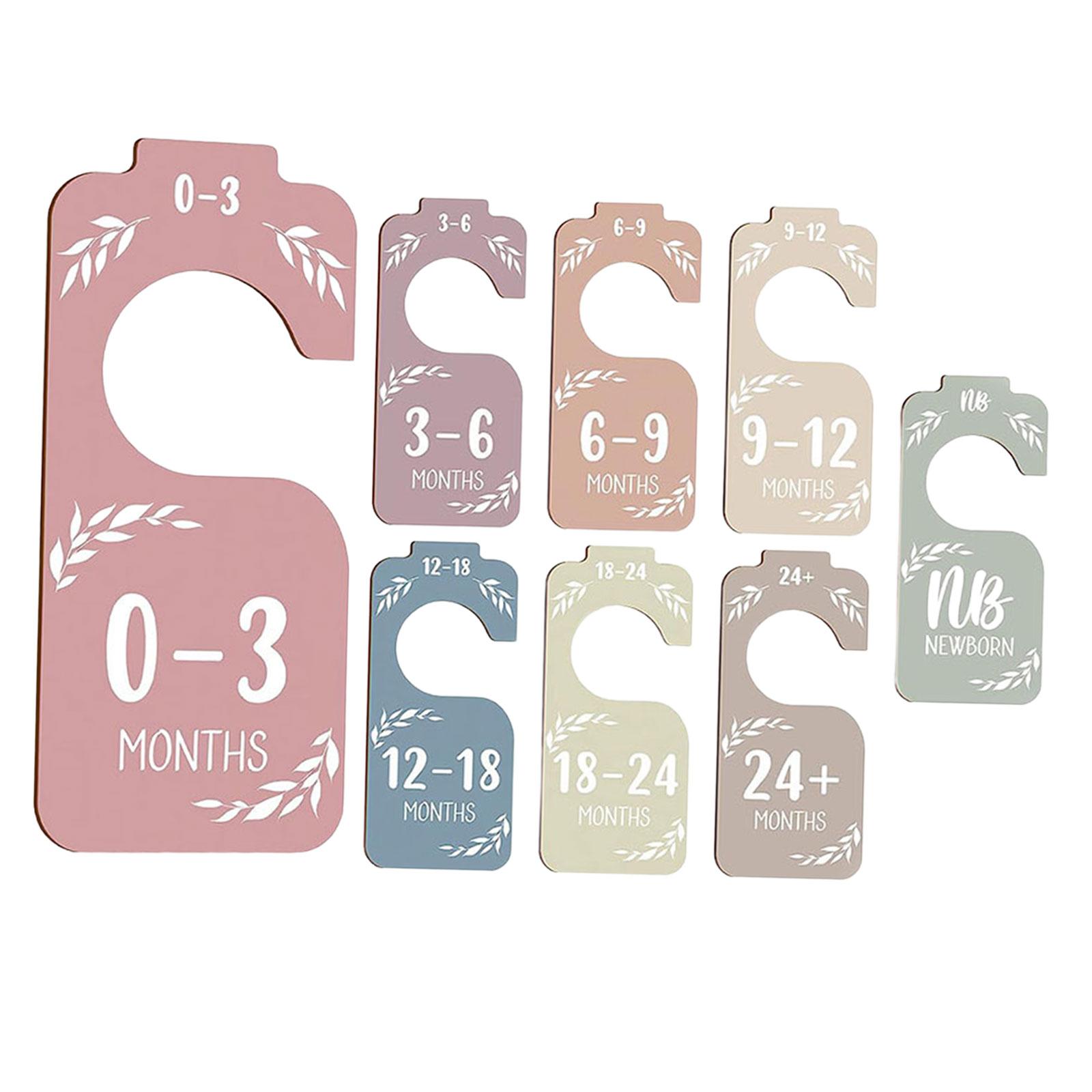 Baby Clothing Rack Gift - Set di 8 Divisori per Armadio