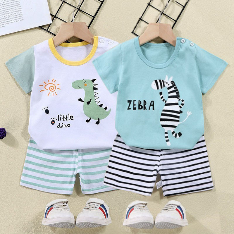 Baby Clothing For Sale - T-shirt in cotone + pantaloncini Set