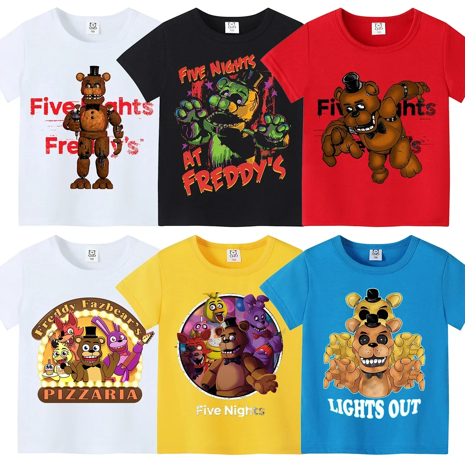 Baby Clothing Gifts - Five Nights Freddys Tema Camicia corta