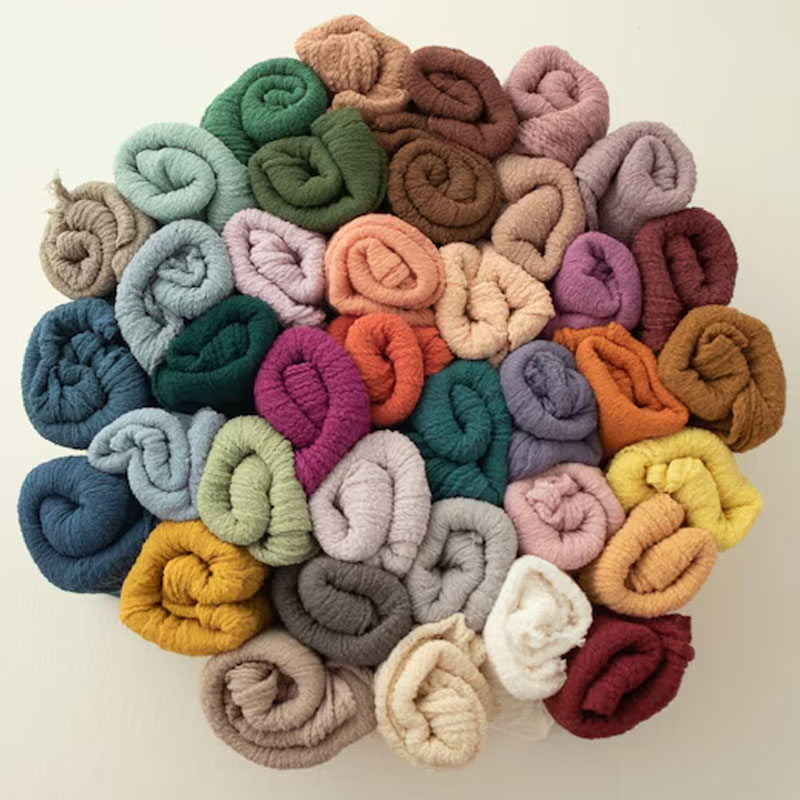 Baby Clothing Fabric - 1 pz/involucro fotografico neonato morbido tessuto