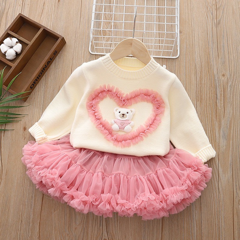 Baby Clothing Jumper - Set maglione da ragazza Autunno e