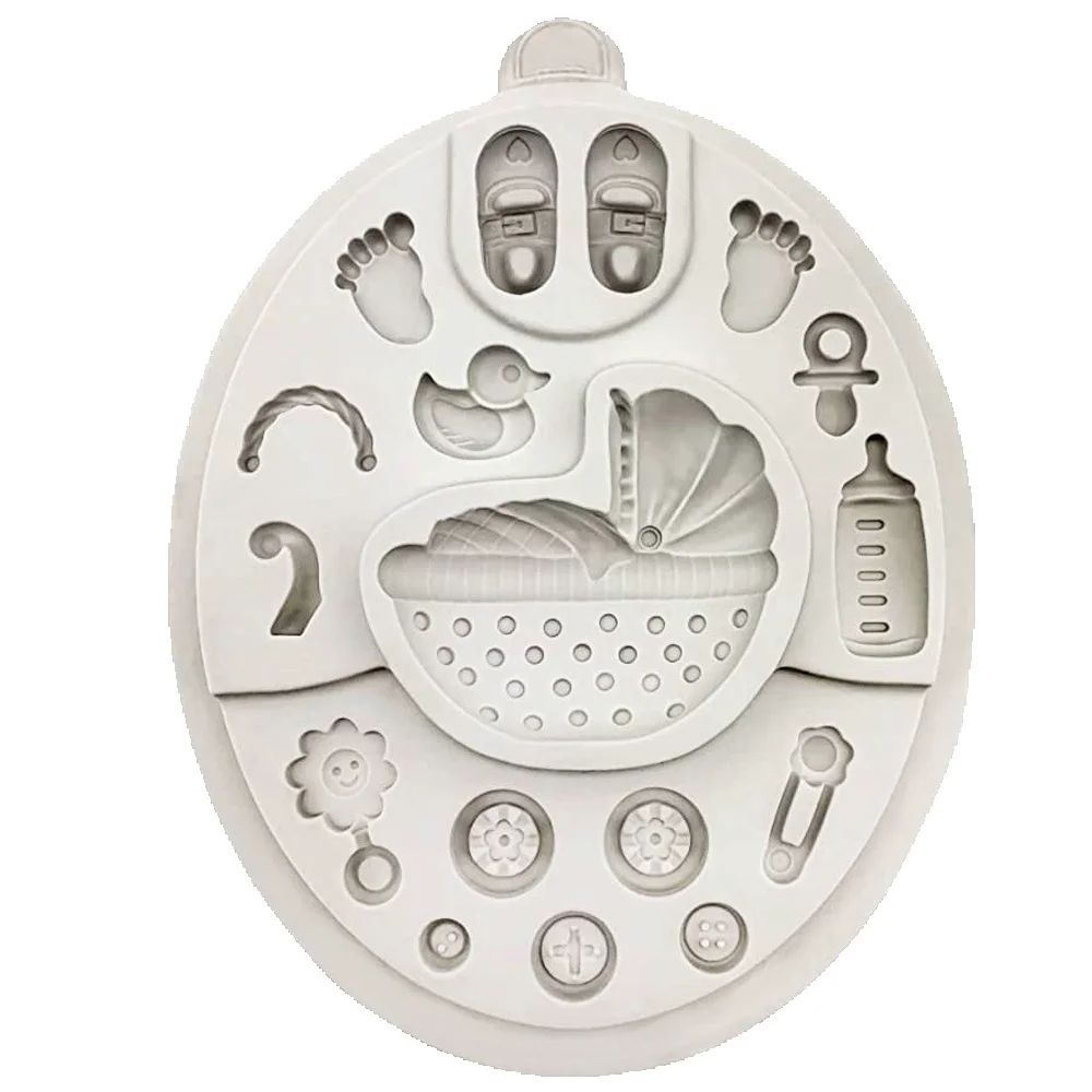Baby Clothing Yellow - Stampo in Silicone Serie Baby per