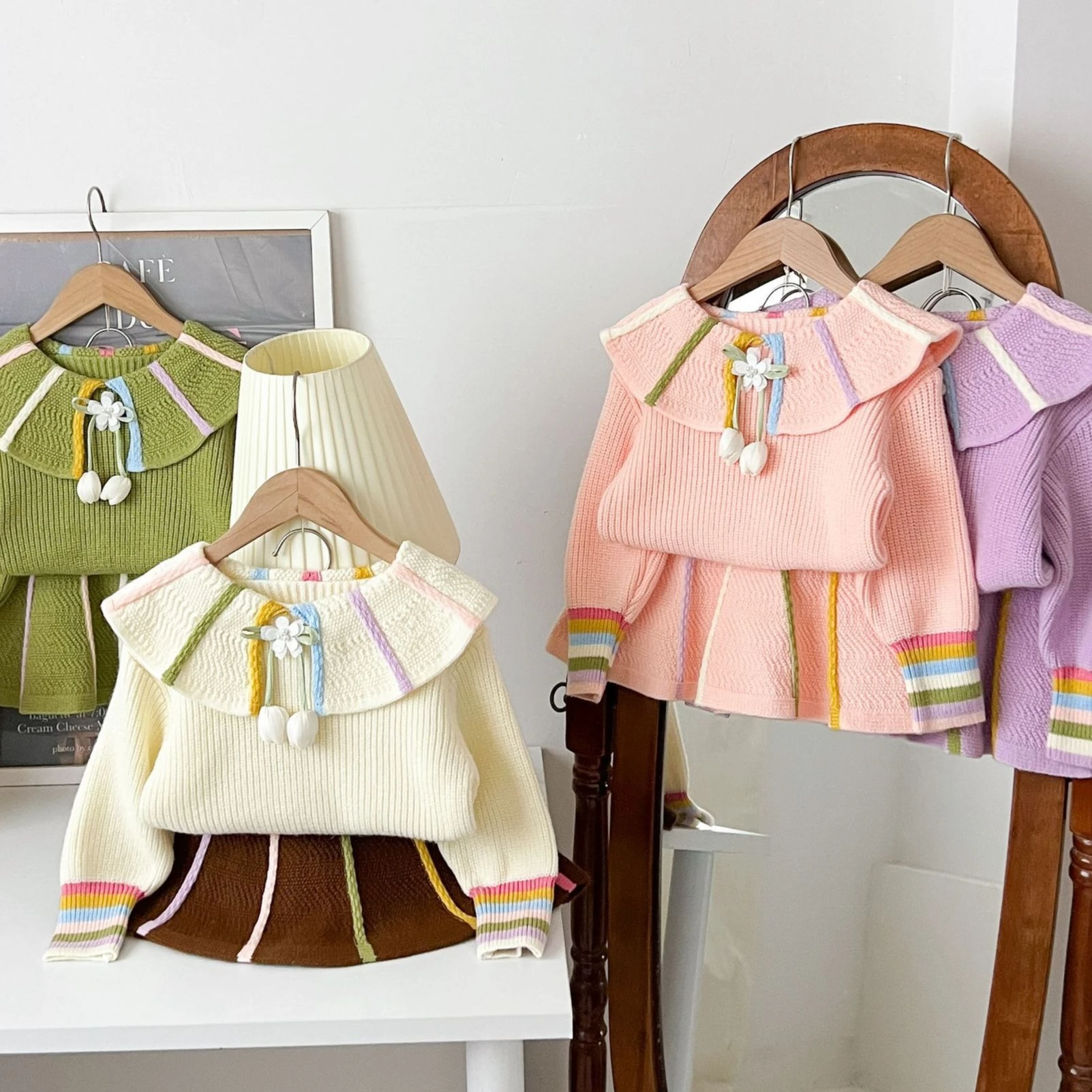 Baby Clothing Jumper - Completo per Bambine Primavera-Autunno 2026, Nuovo