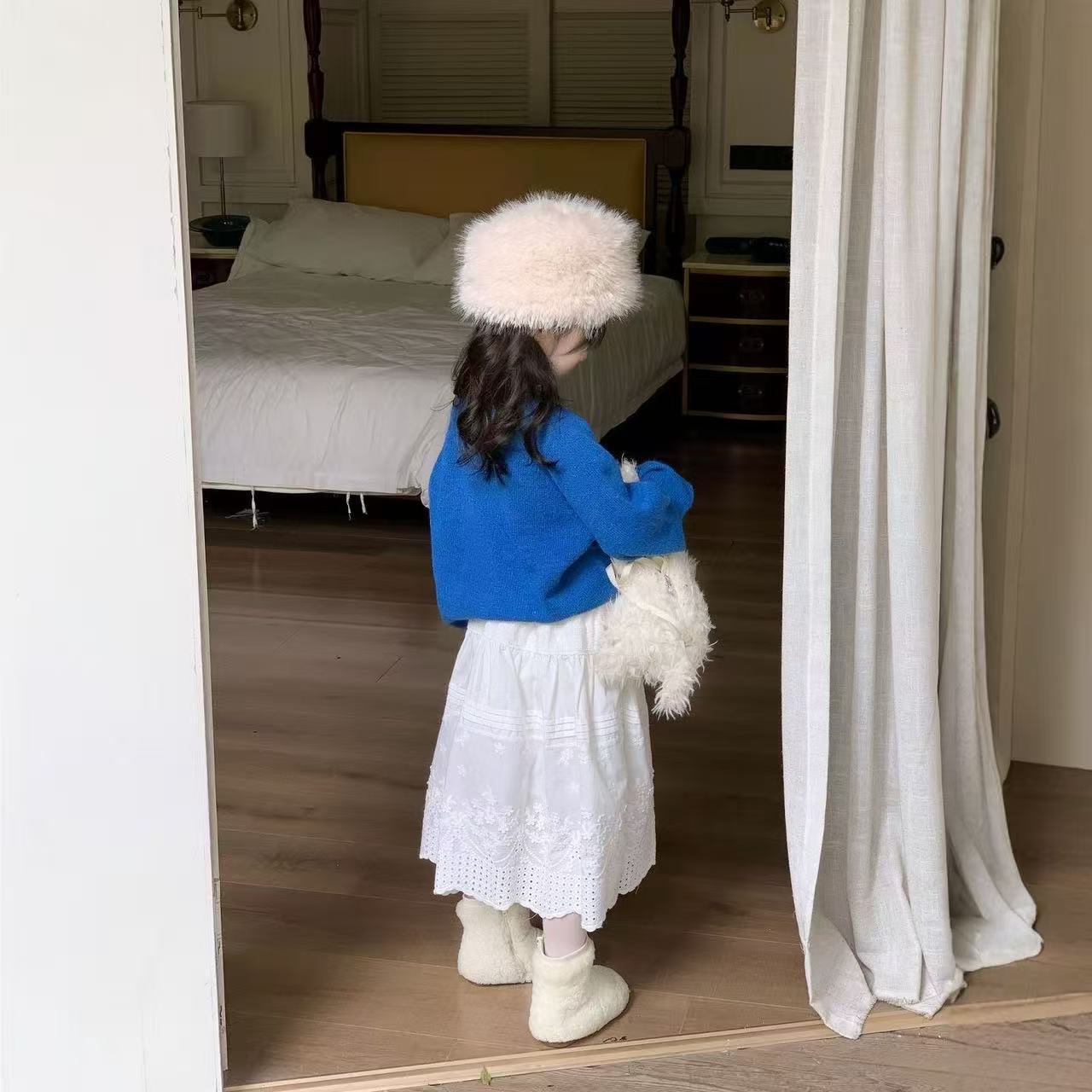 Baby Clothing Jumper - Maglione Lavorato a Maglia per Bambine