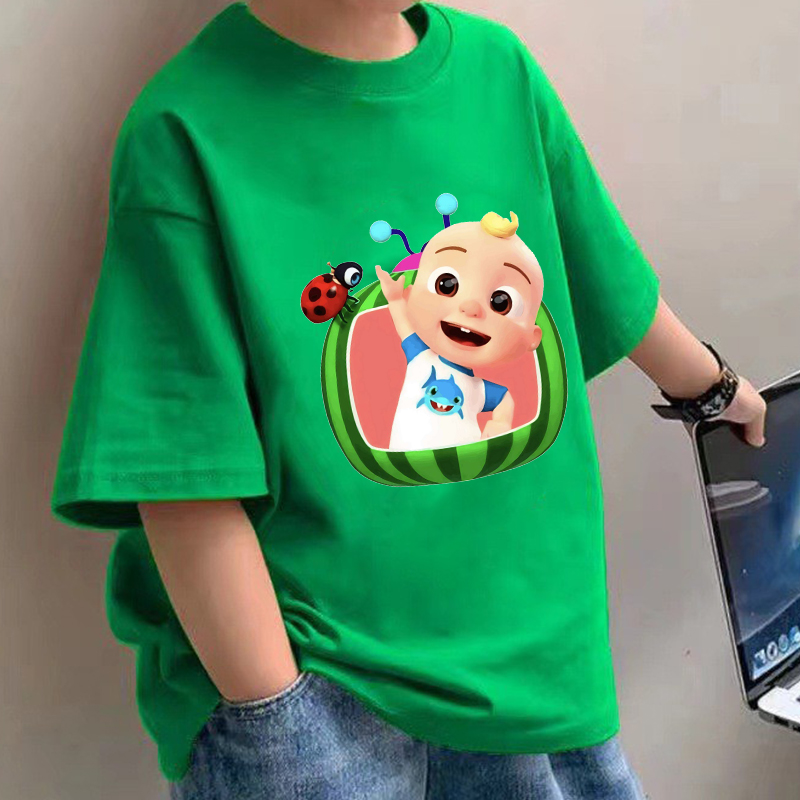 Baby Clothing Us - Cocomelons T-shirt per bambini Anime Cotone
