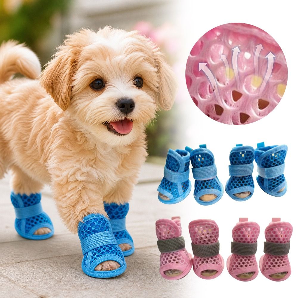 4 Pezzi Scarpe per Cani in Ret - Soft Sole Booties recensione e prezzo