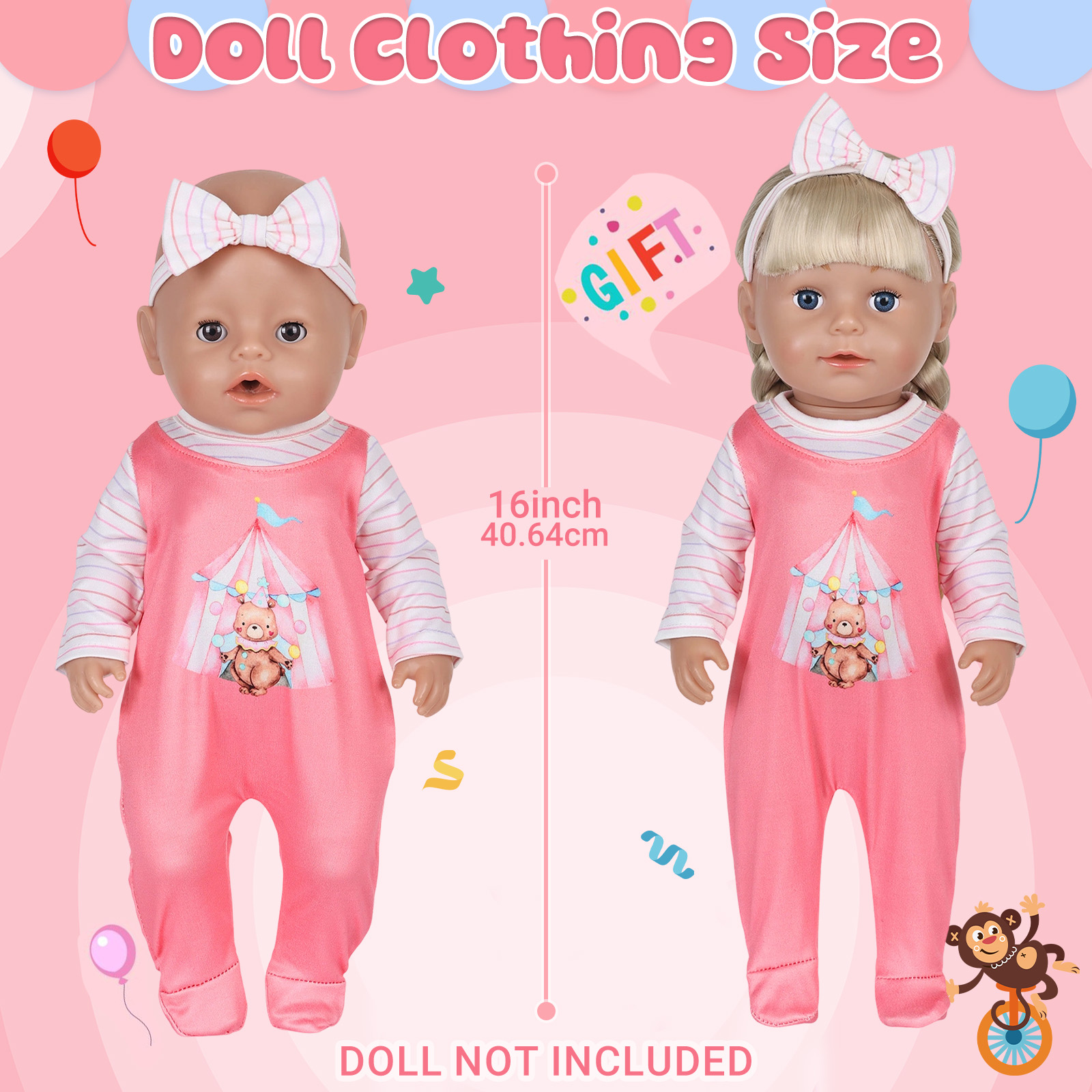 Vestiti per Bambole da 16-18 P - Baby Clothing Us recensione e prezzo