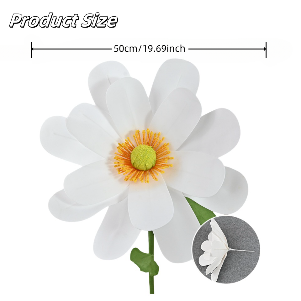 Fiore Bianco Gigante Artificia - Baby Clothing Store recensione e prezzo