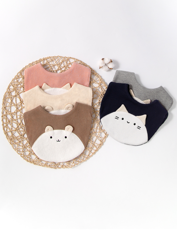 2 pezzi bavaglino gattino orsa - Baby Clothing Fabric recensione e prezzo
