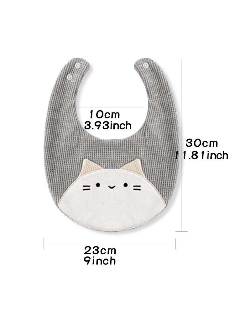 2 pezzi bavaglino gattino orsa - Baby Clothing Fabric recensione e prezzo