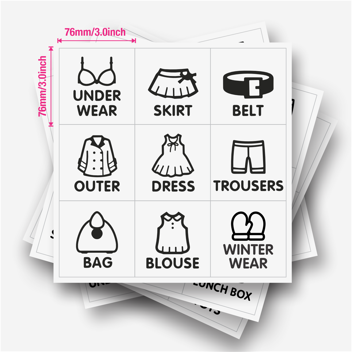 9 etichette per foglio, etiche - Baby Clothing Us recensione e prezzo