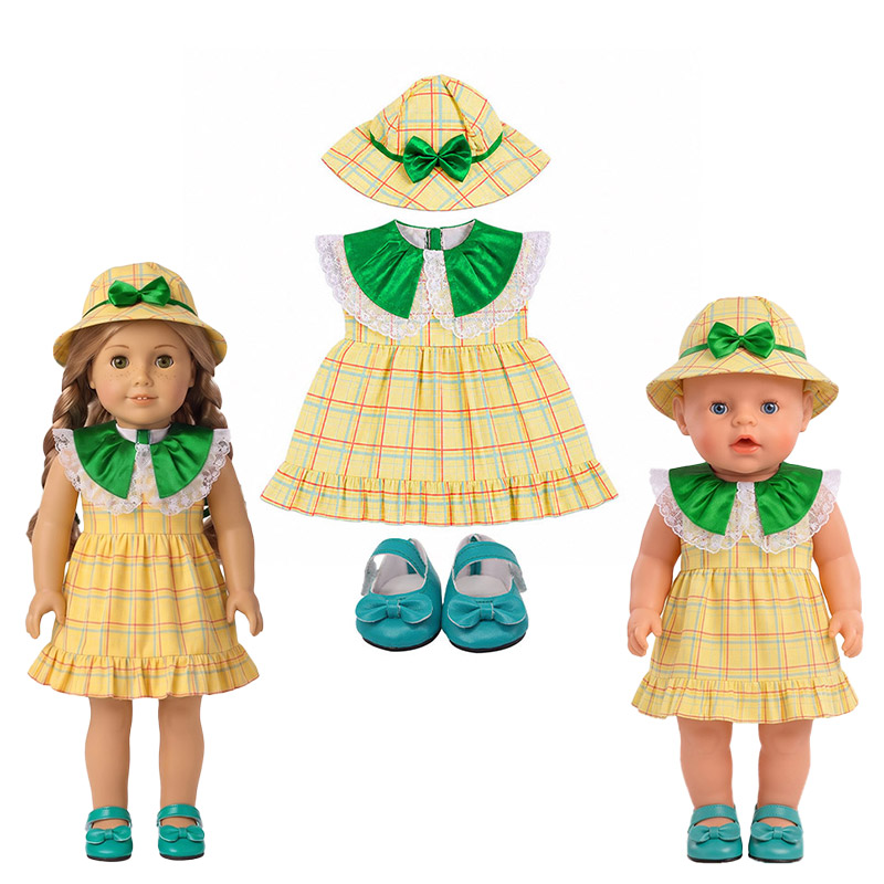 Cappello e vestito a quadretti - Baby Clothing Yellow recensione e prezzo