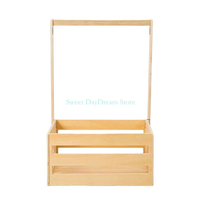 Y88C Wooden Baby Shower Gift B - Baby Clothing Basket recensione e prezzo
