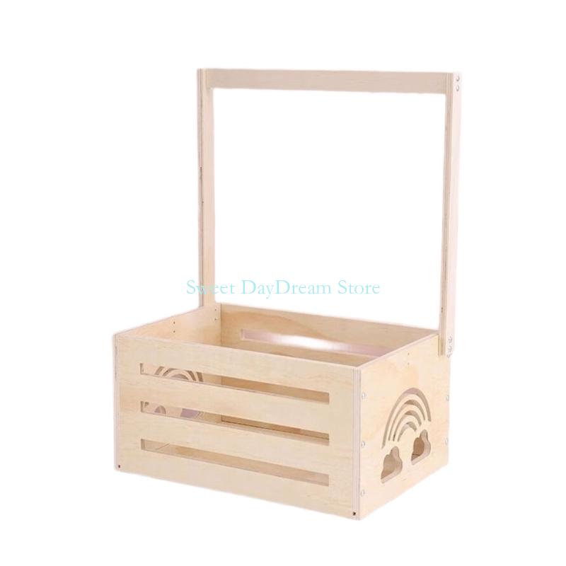 Y88C Wooden Baby Shower Gift B - Baby Clothing Basket recensione e prezzo