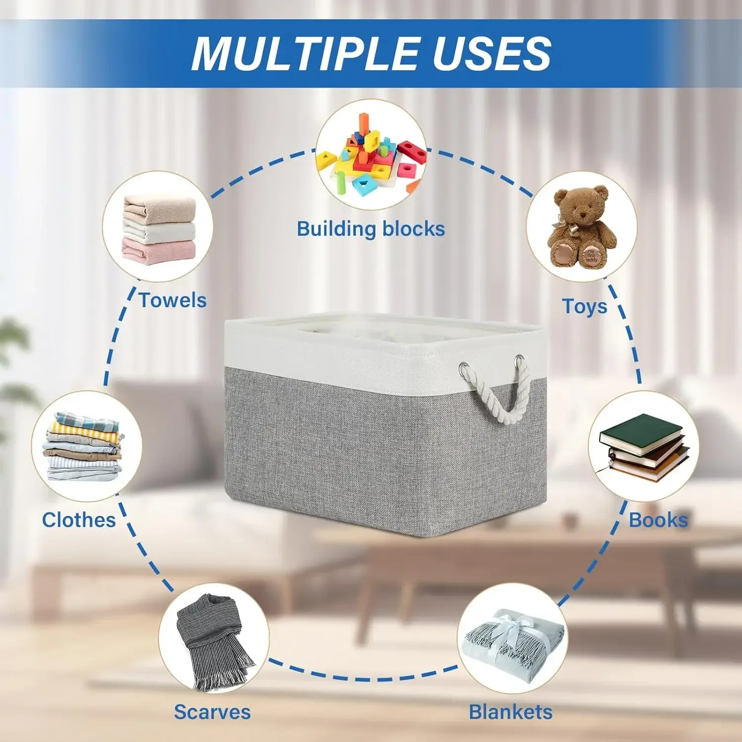 Cesto portaoggetti pieghevole  - Baby Clothing Basket recensione e prezzo